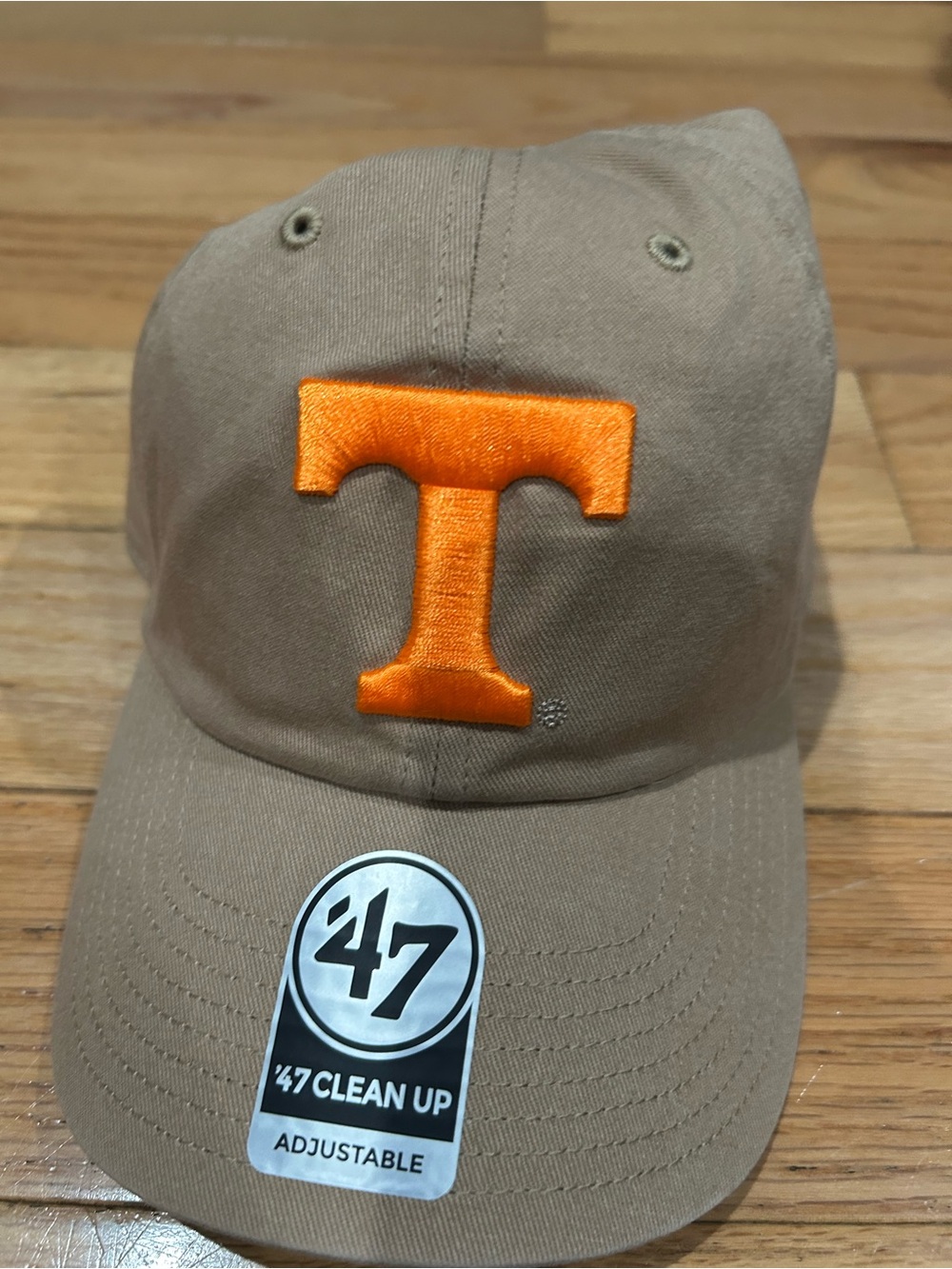 47 Brand Tan Hat with Orange 'T' Patch University of Tennessee